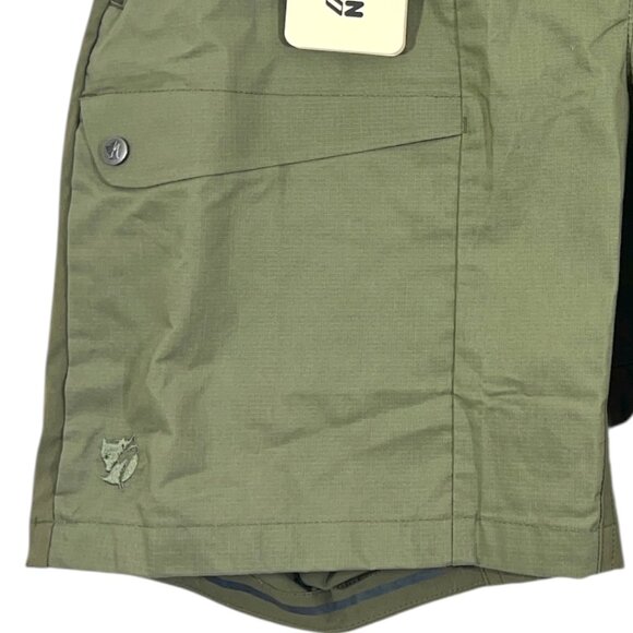 Fjallraven x Specialized S/F Riders Hybrid Shorts Green Womens Size 10 New - Picture 2 of 4